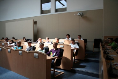 Uczniowie klas II Zespołu Szkół im. I. Łukasiewicza w Policach (10 czerwca 2008)