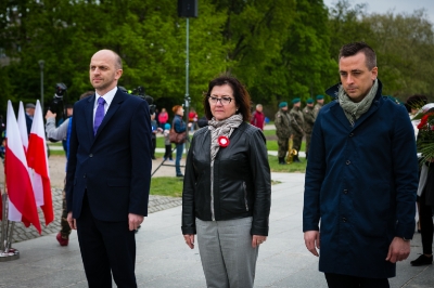 Wiceprzewodnicząca Sejmiku Teresa Kalina podczas uroczystości-4