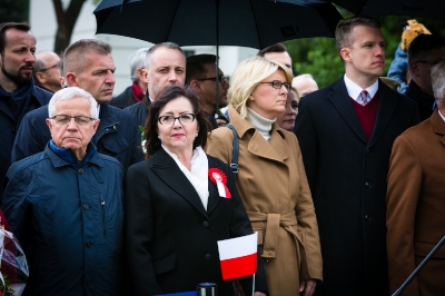 Wiceprzewodnicząca Sejmiku Teresa Kalina podczas uroczystości-3