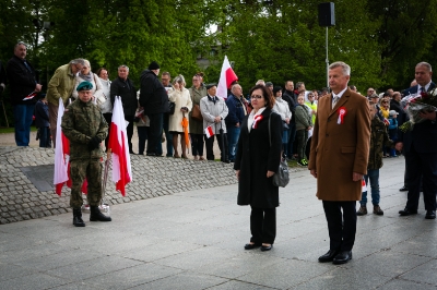 Wiceprzewodnicząca Sejmiku Teresa Kalina podczas uroczystości-1