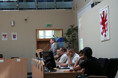 Uczniowie klas II Zespołu Szkół im. I. Łukasiewicza w Policach (10 czerwca 2008)