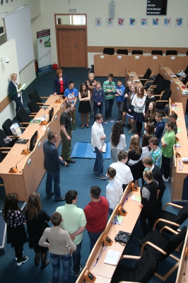 Uczniowie I klasy Gimnazjum Zespołu Szkół w Kołbaczu_1