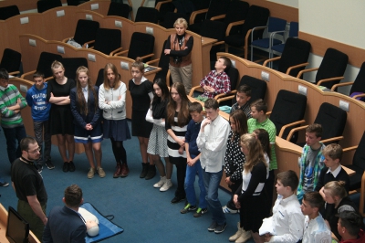 Uczniowie I klasy Gimnazjum Zespołu Szkół w Kołbaczu_2