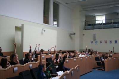 Uczniowie I klasy Gimnazjum Zespołu Szkół w Kołbaczu_1